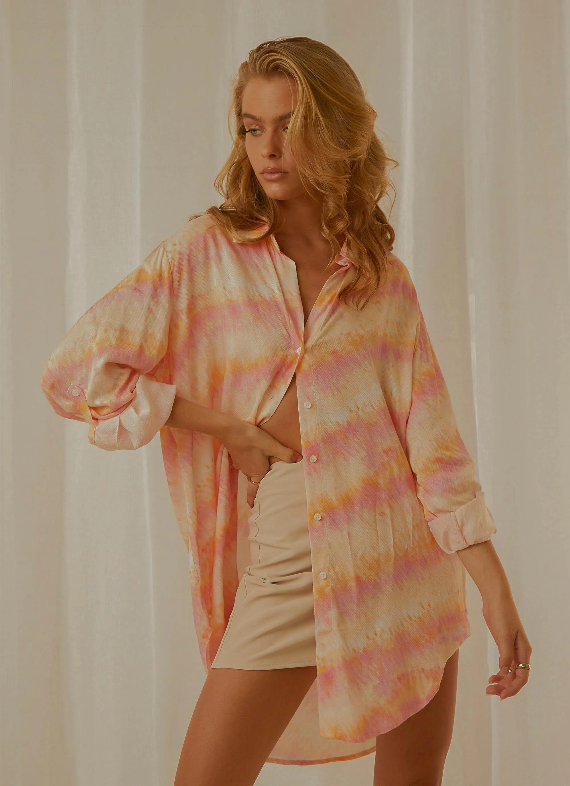 Beach Shirt - Tie Dye sold by Peppermayo