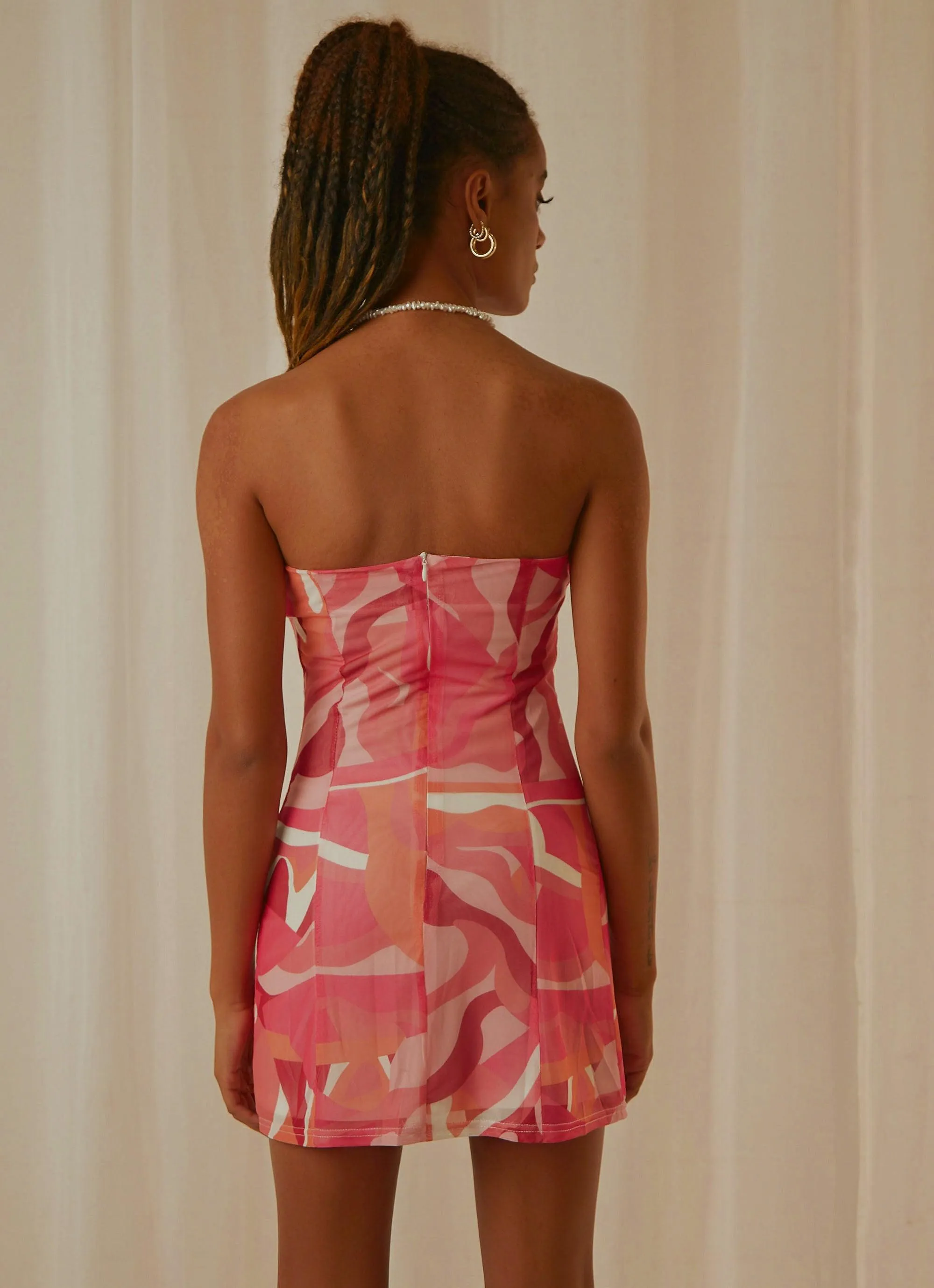 Lets Celebrate Mesh Mini Dress - Candy Wave sold by Peppermayo product image thumbnail 5