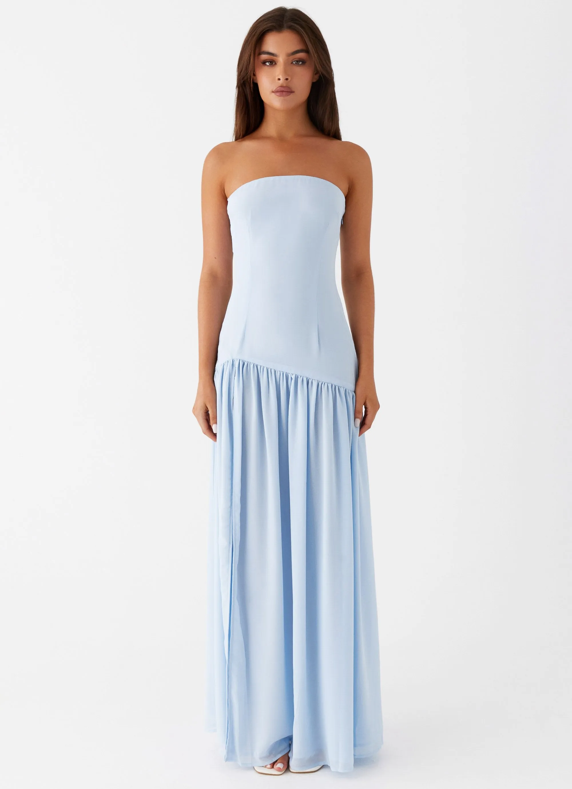 Eden Strapless Maxi Dress - Blue sold by Peppermayo product image thumbnail 2