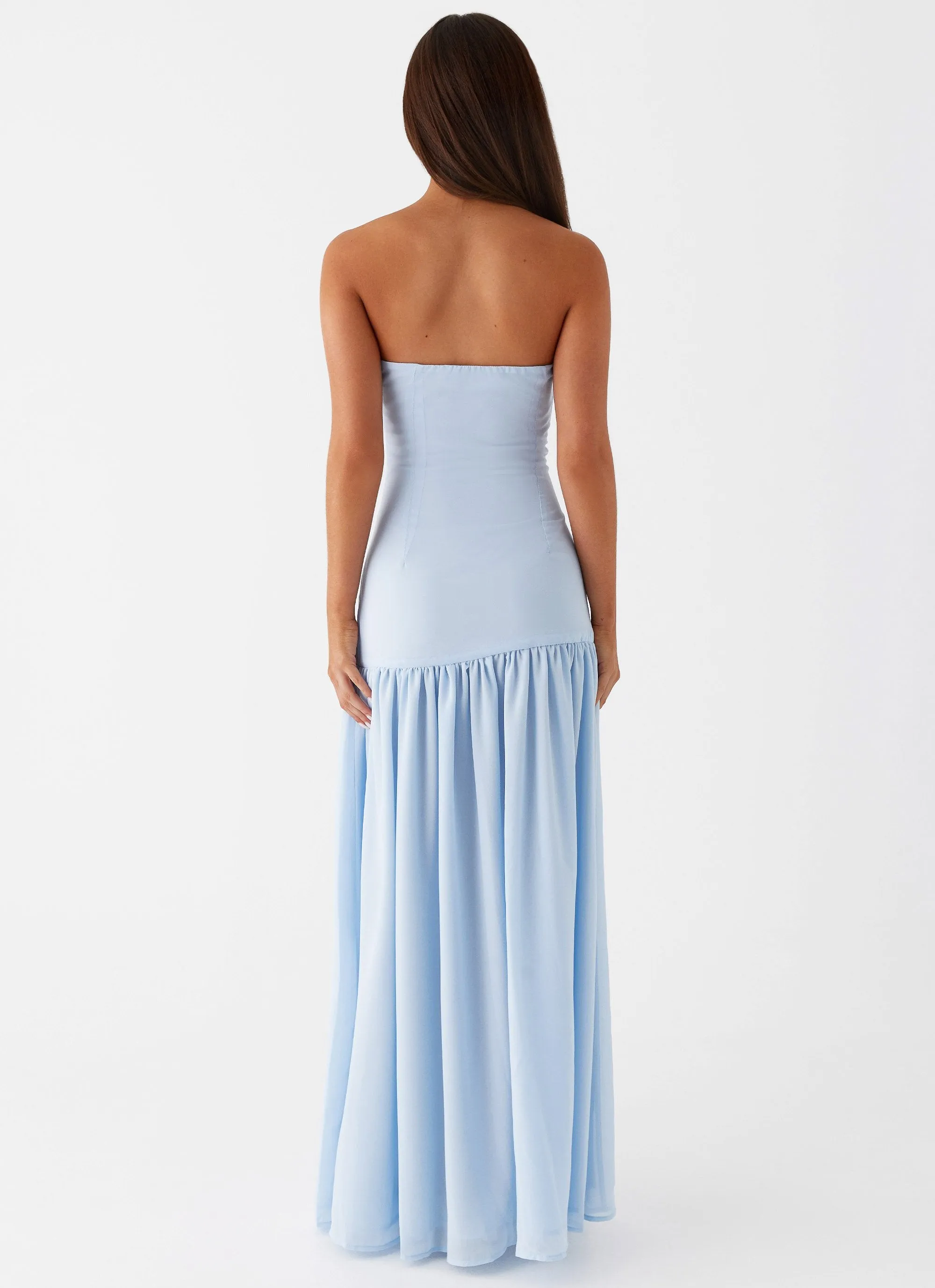 Eden Strapless Maxi Dress - Blue sold by Peppermayo product image thumbnail 4