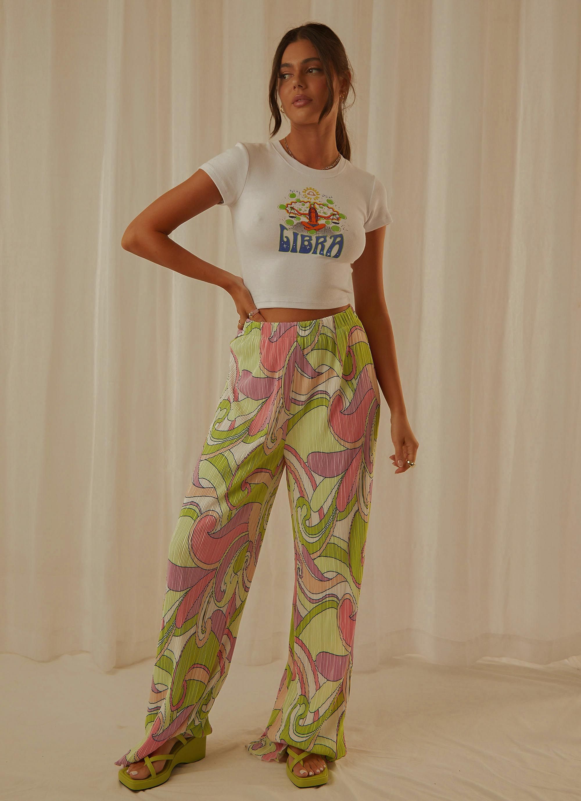 Libra Baby Tee - White sold by Peppermayo product image thumbnail 4