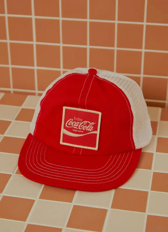 Coca Cola Trucker Cap - Coke Red sold by Peppermayo