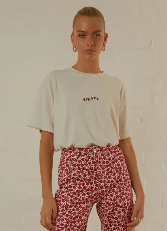 Grow Some Hemp Oversized Tee - Off White sold by Peppermayo