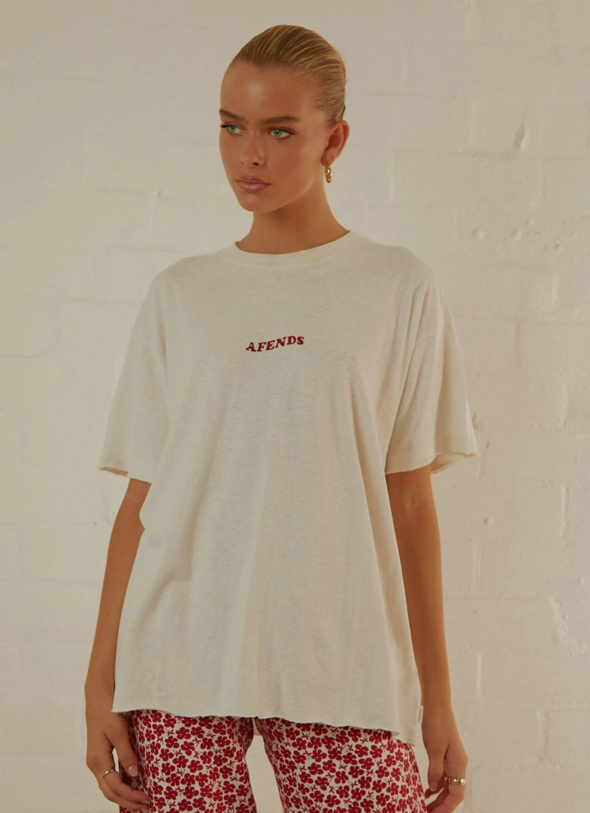Grow Some Hemp Oversized Tee - Off White sold by Peppermayo product image thumbnail 3