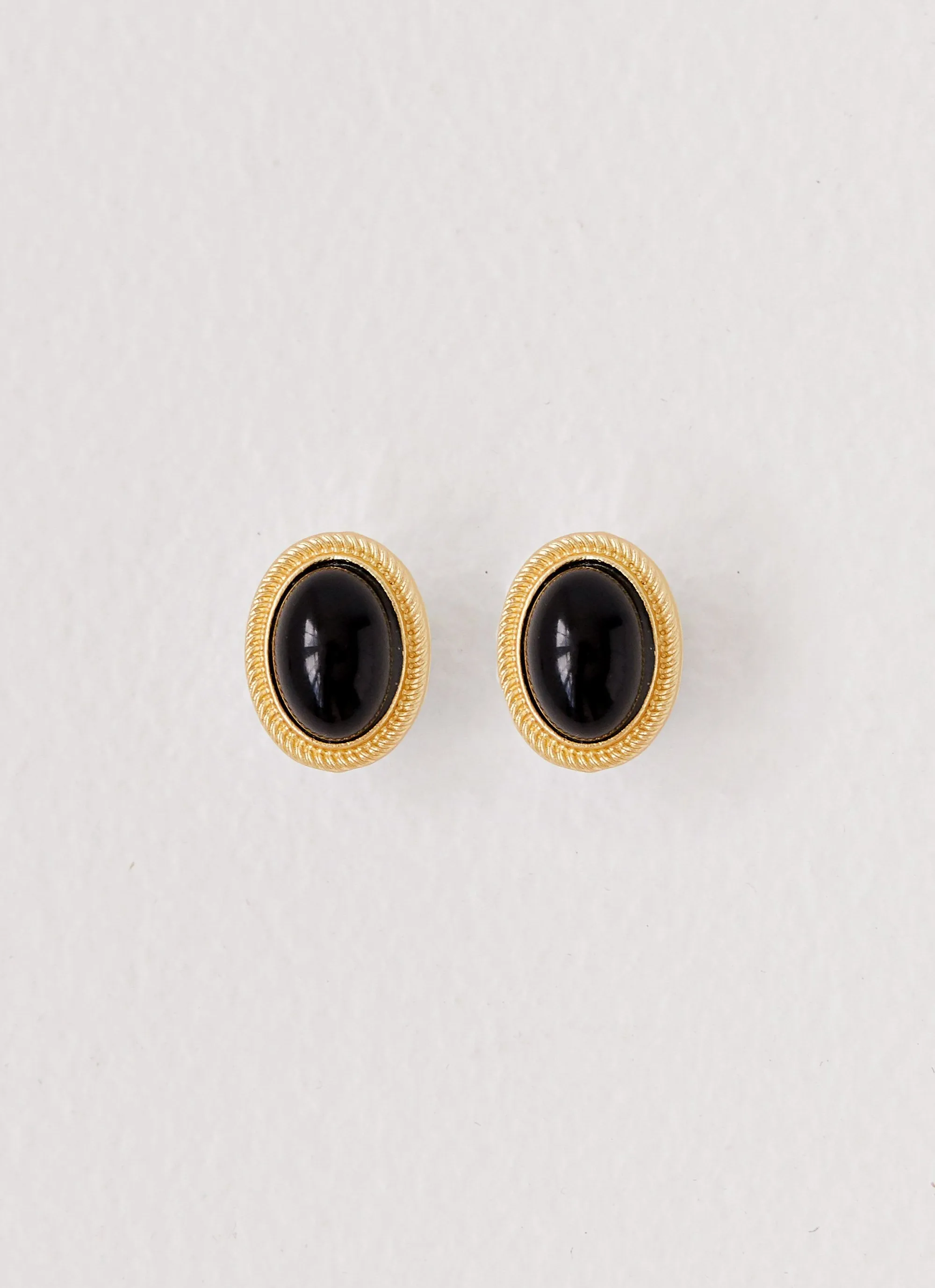 Calais Opal Earrings - Black sold by Peppermayo product image thumbnail 3
