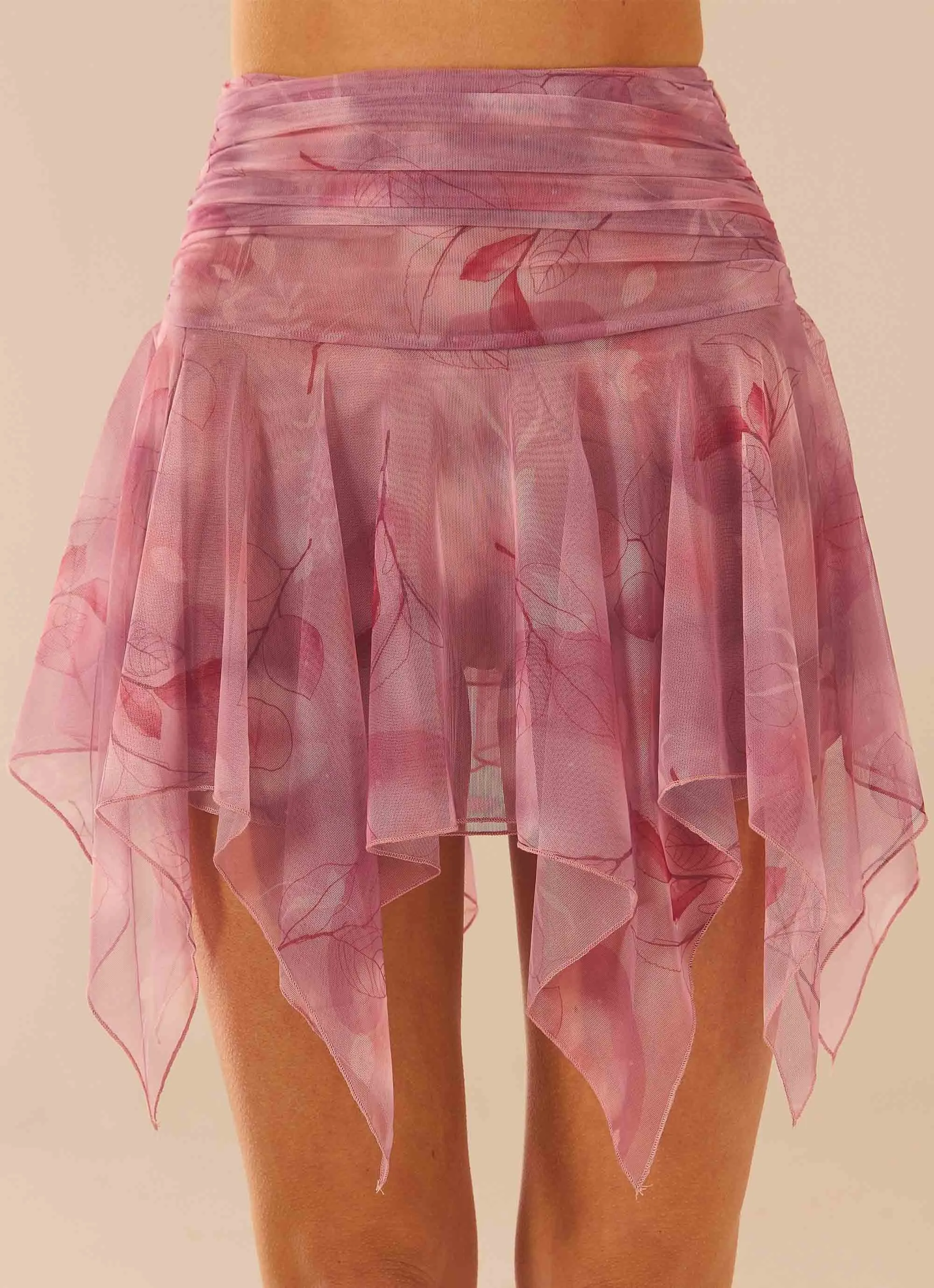 Camelia Mini Skirt - Soft Pink sold by Peppermayo product image thumbnail 3