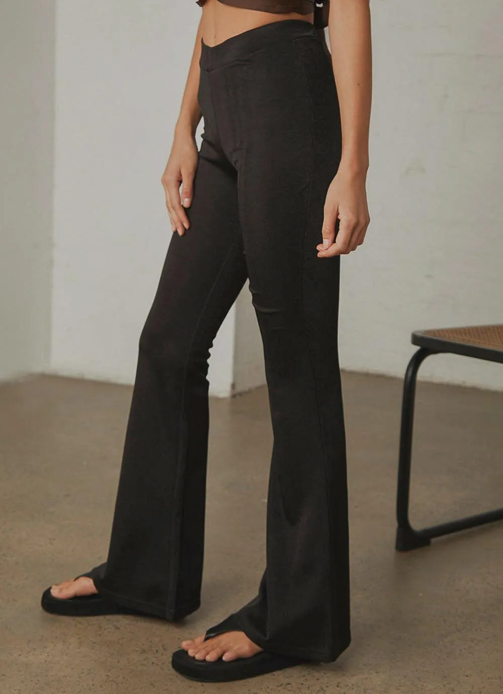 Russo Flare Pants - Black sold by Peppermayo product image thumbnail 4