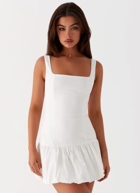 Lexy Mini Dress - Ivory sold by Peppermayo