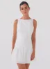 Adyson Broderie Mini Dress - White sold by Peppermayo