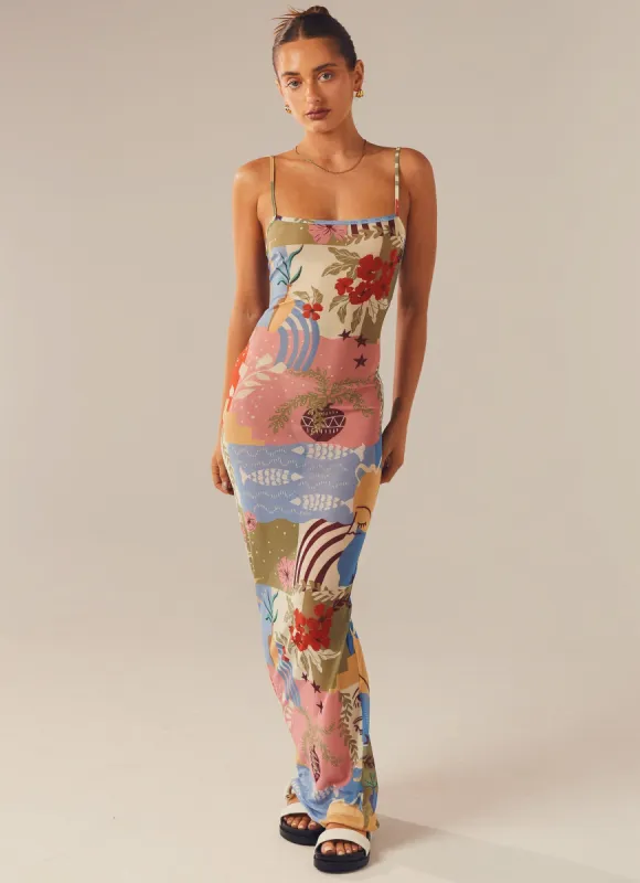 Wanderlust Maxi Dress - Fantasy Muse sold by Peppermayo