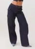 Greedy Denim Cargo Pants - Indigo sold by Peppermayo