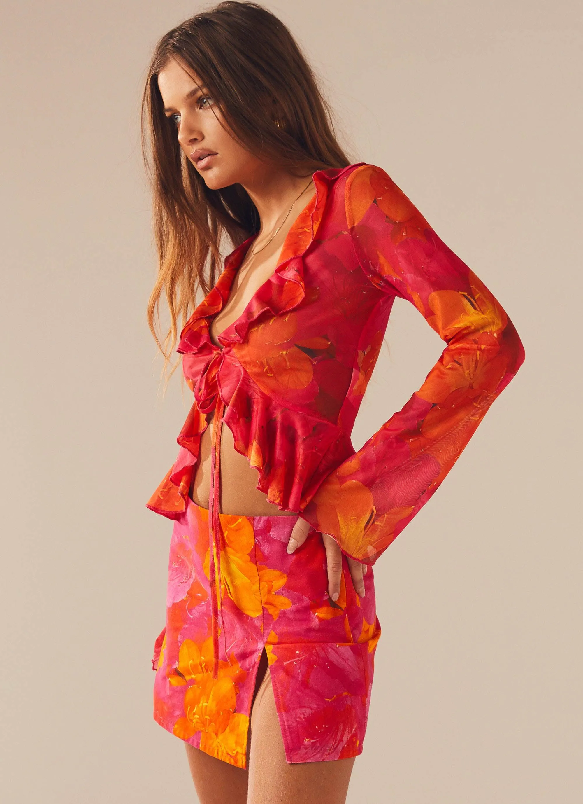 Sugar and Spice Tie Top - Floral Sun sold by Peppermayo product image thumbnail 3