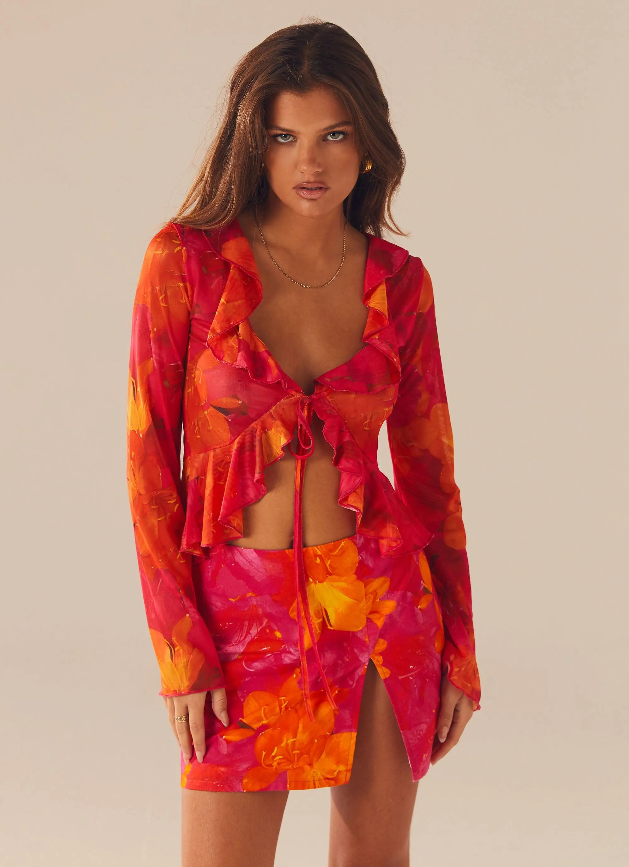 Sugar and Spice Tie Top - Floral Sun sold by Peppermayo product image thumbnail 5