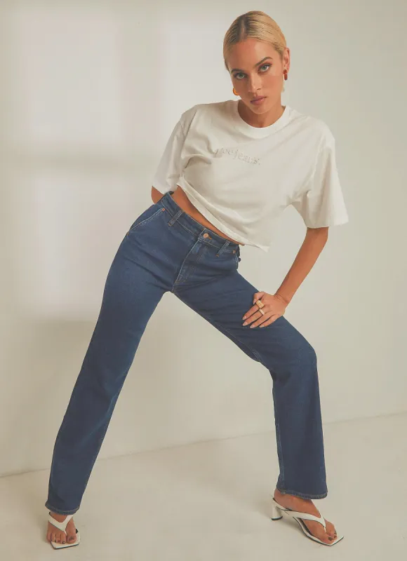 High Straight 80 Jean - Capital Rinse sold by Peppermayo