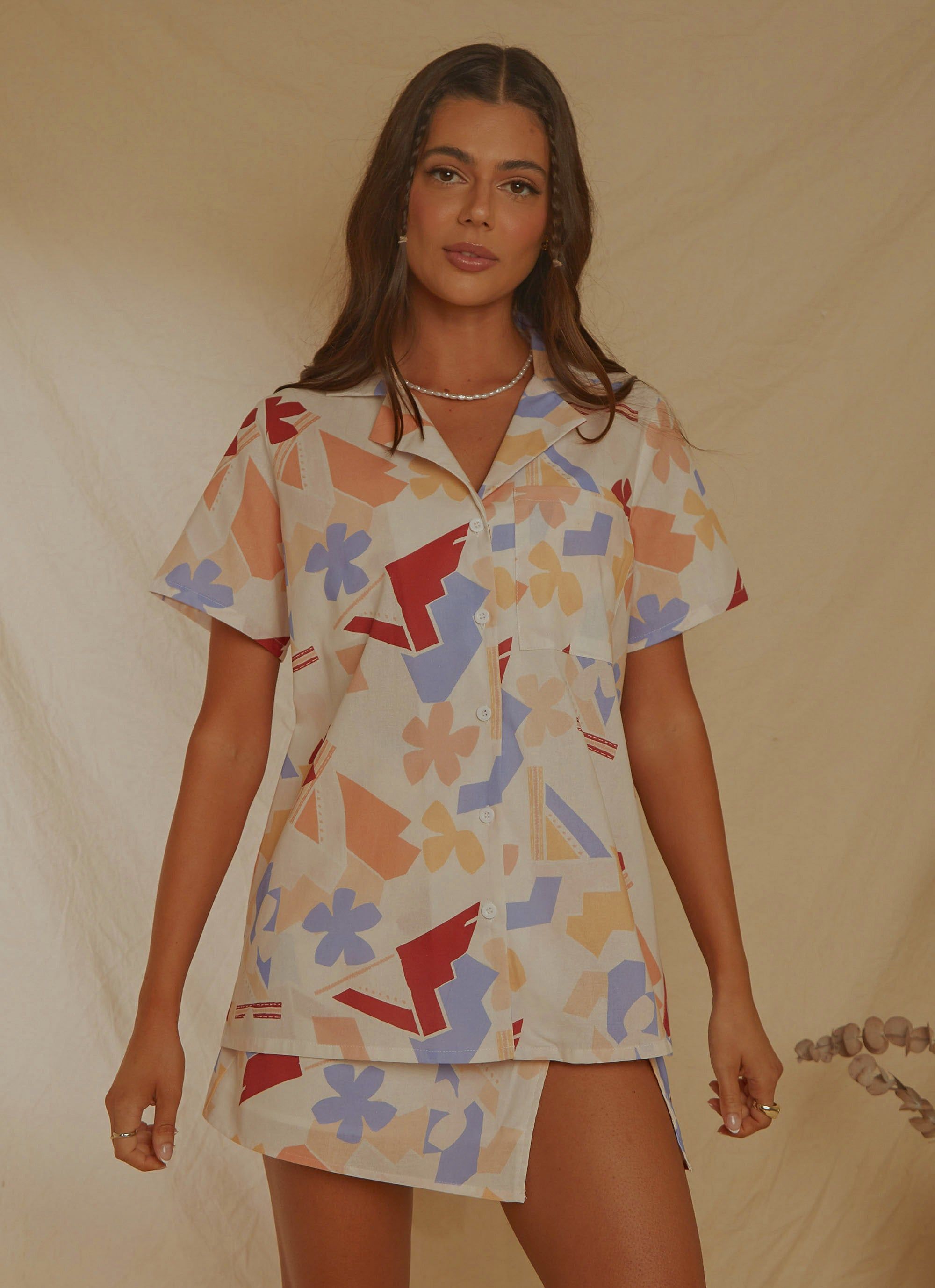 Sunset Aperitivo Shirt - Abstract Resort sold by Peppermayo product image thumbnail 4