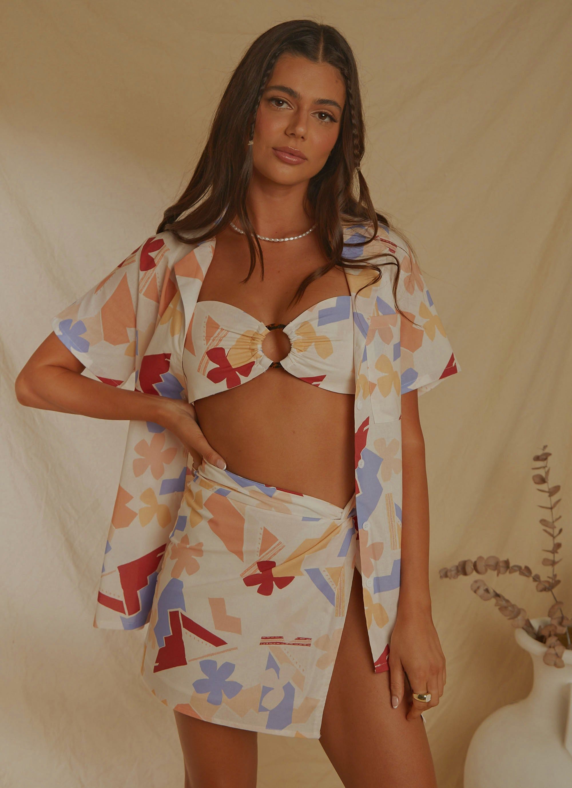 Sunset Aperitivo Shirt - Abstract Resort sold by Peppermayo product image thumbnail 2