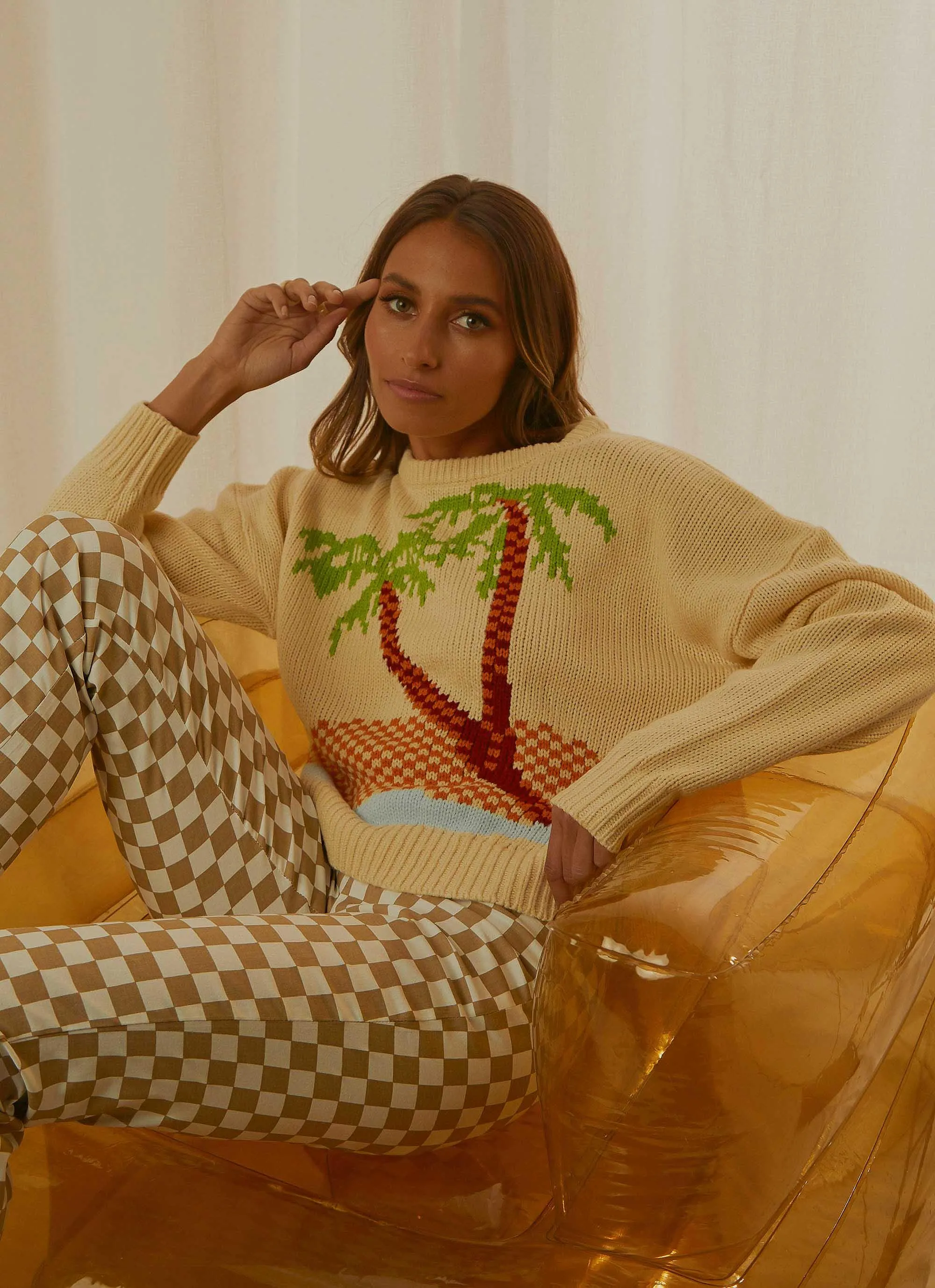 Island Knit - Natural sold by Peppermayo