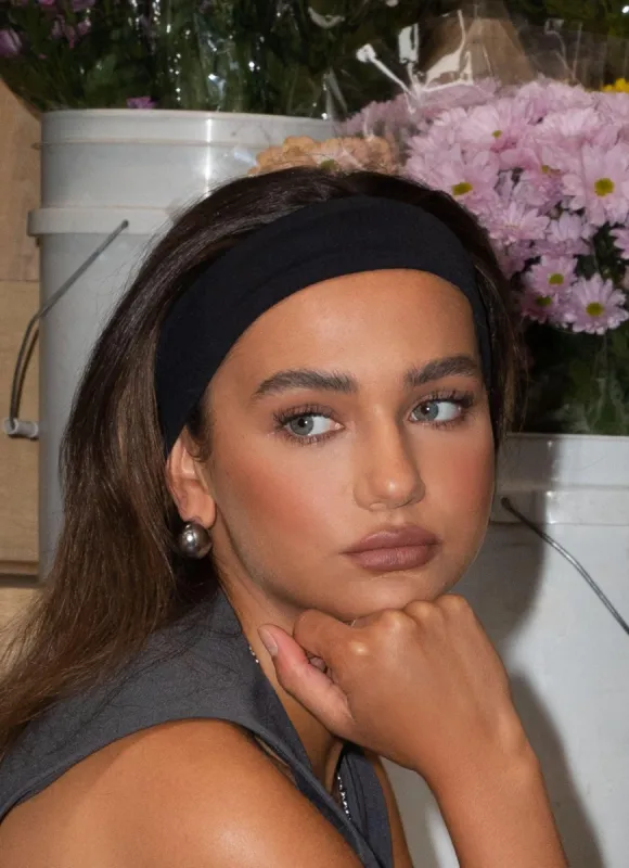 Valentina Headband - Black sold by Peppermayo