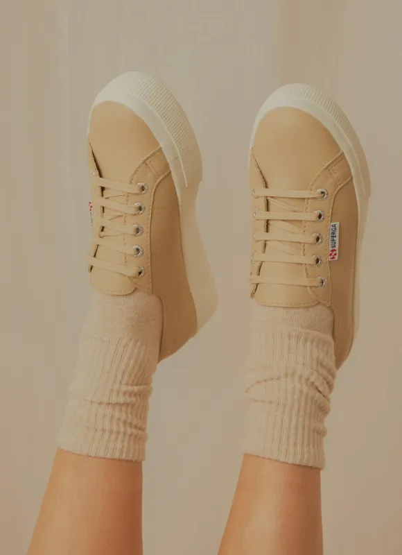 2730 Nappa Sneaker - Beige Favorio made by Superga