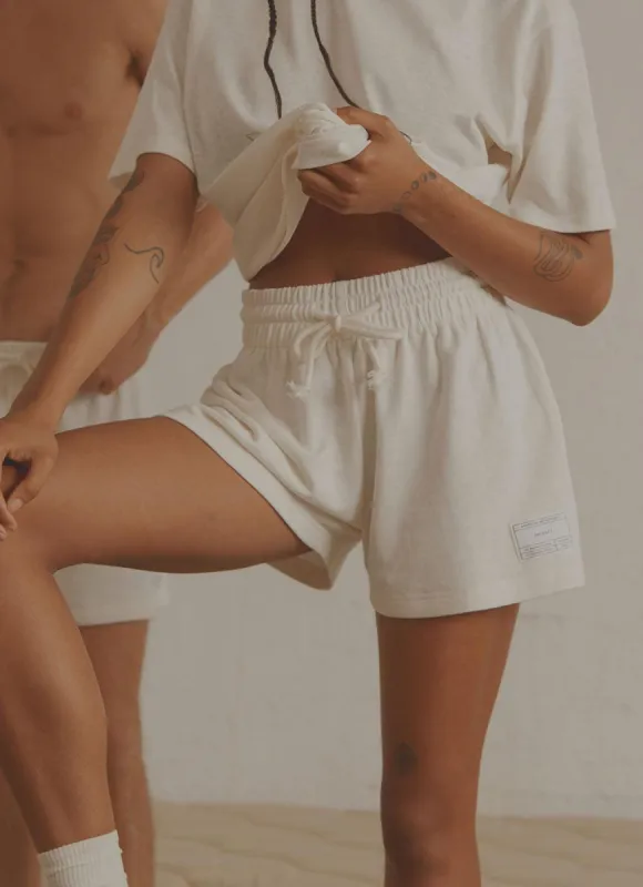 The Essential Shorts - Coconut Milk sold by Peppermayo