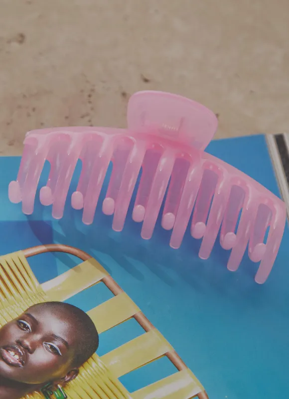 A New Perspective Hair Clip - Pink sold by Peppermayo