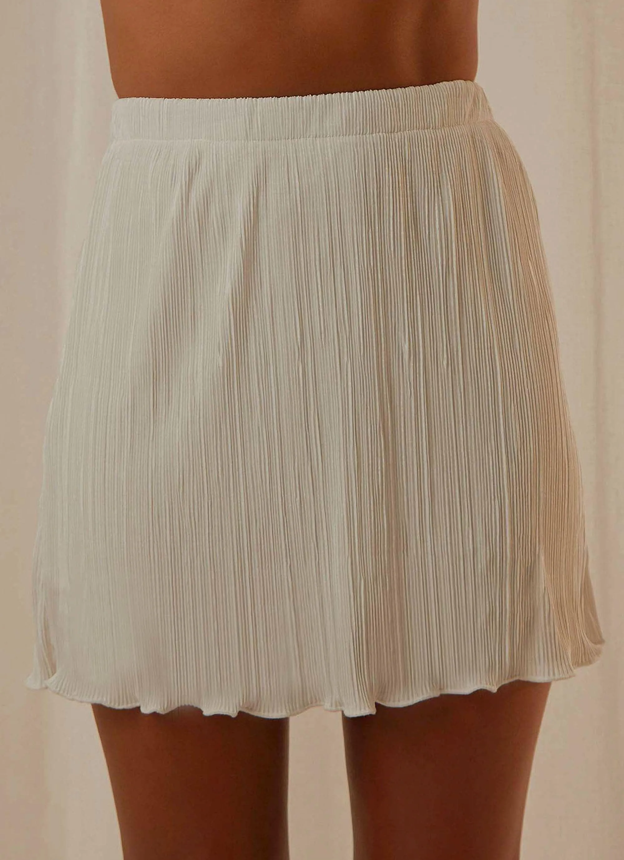 Waves of Light Mini Skirt - Ivory sold by Peppermayo product image thumbnail 3