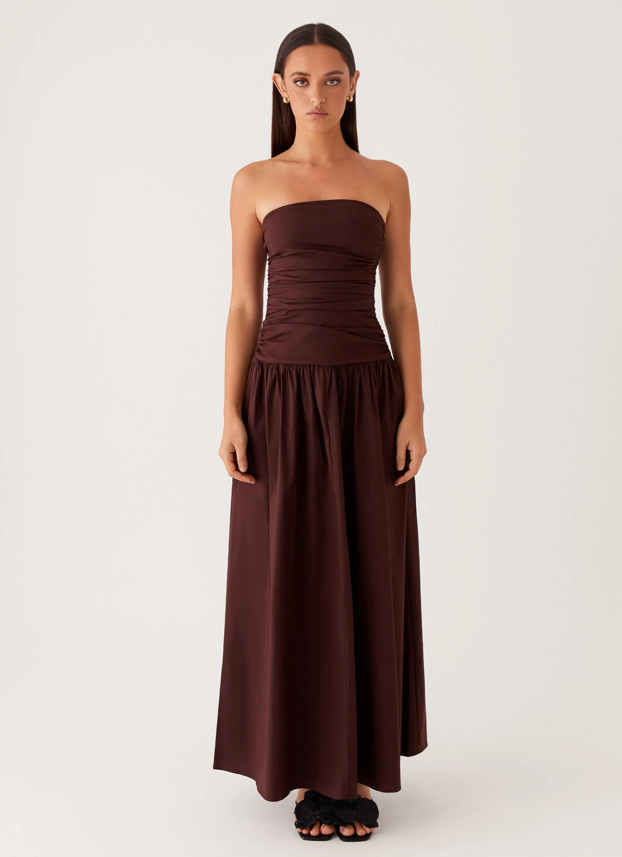 Carmel Maxi Dress - Brown sold by Peppermayo product image thumbnail 3