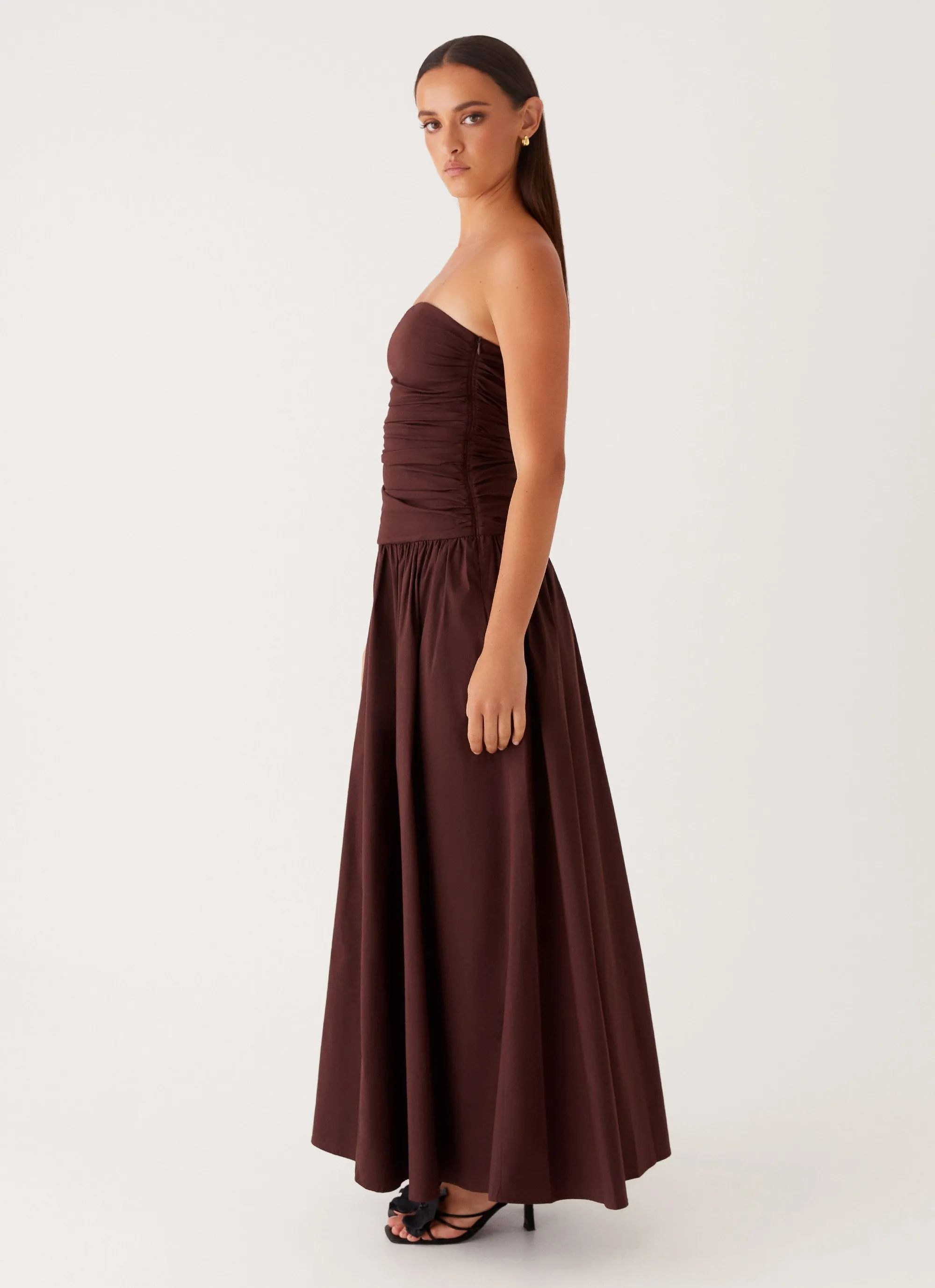 Carmel Maxi Dress - Brown sold by Peppermayo product image thumbnail 4