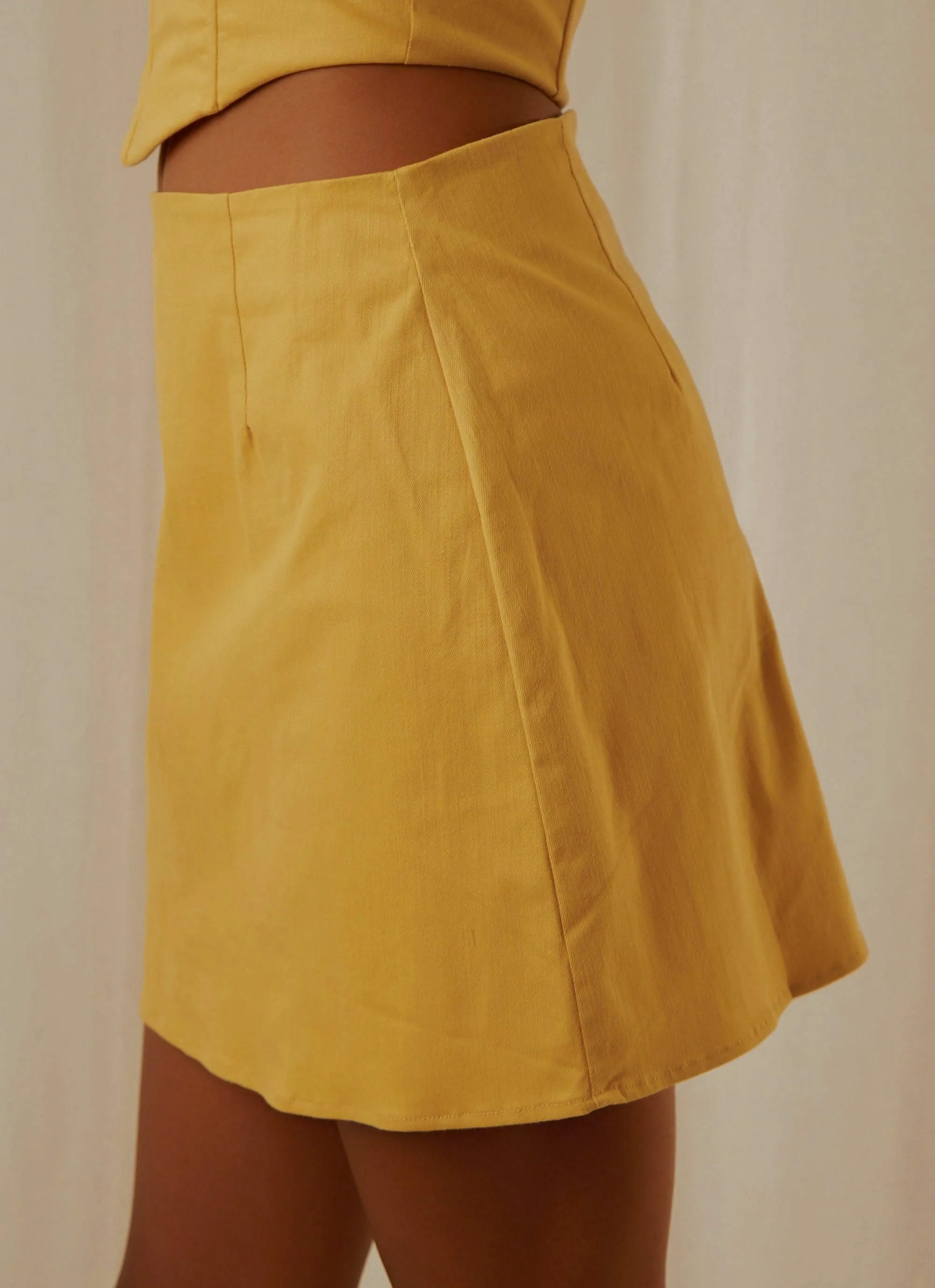 Rooftop Drinks Mini Skirt - Mango sold by Peppermayo product image thumbnail 4
