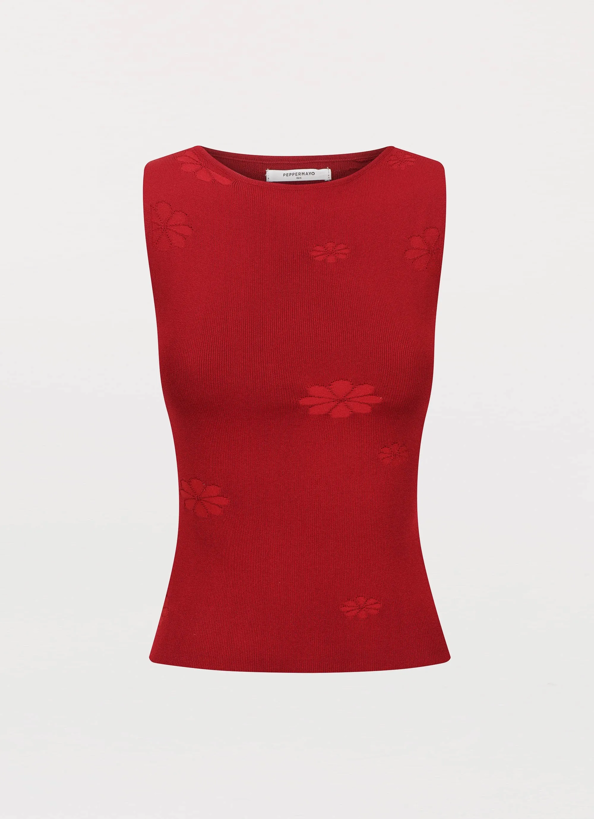 Holly Knit Tank - Rouge Red sold by Peppermayo product image thumbnail 3