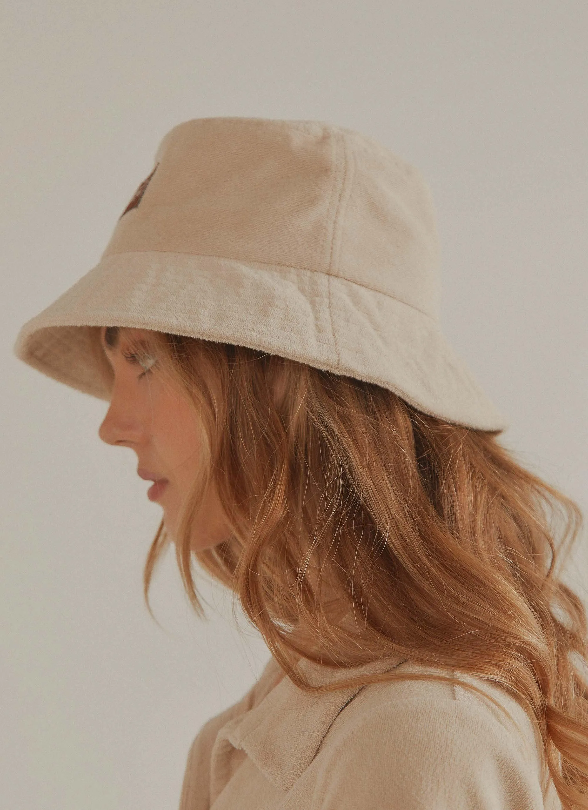 Sundial Terry Bucket Hat - Beige sold by Peppermayo product image thumbnail 4