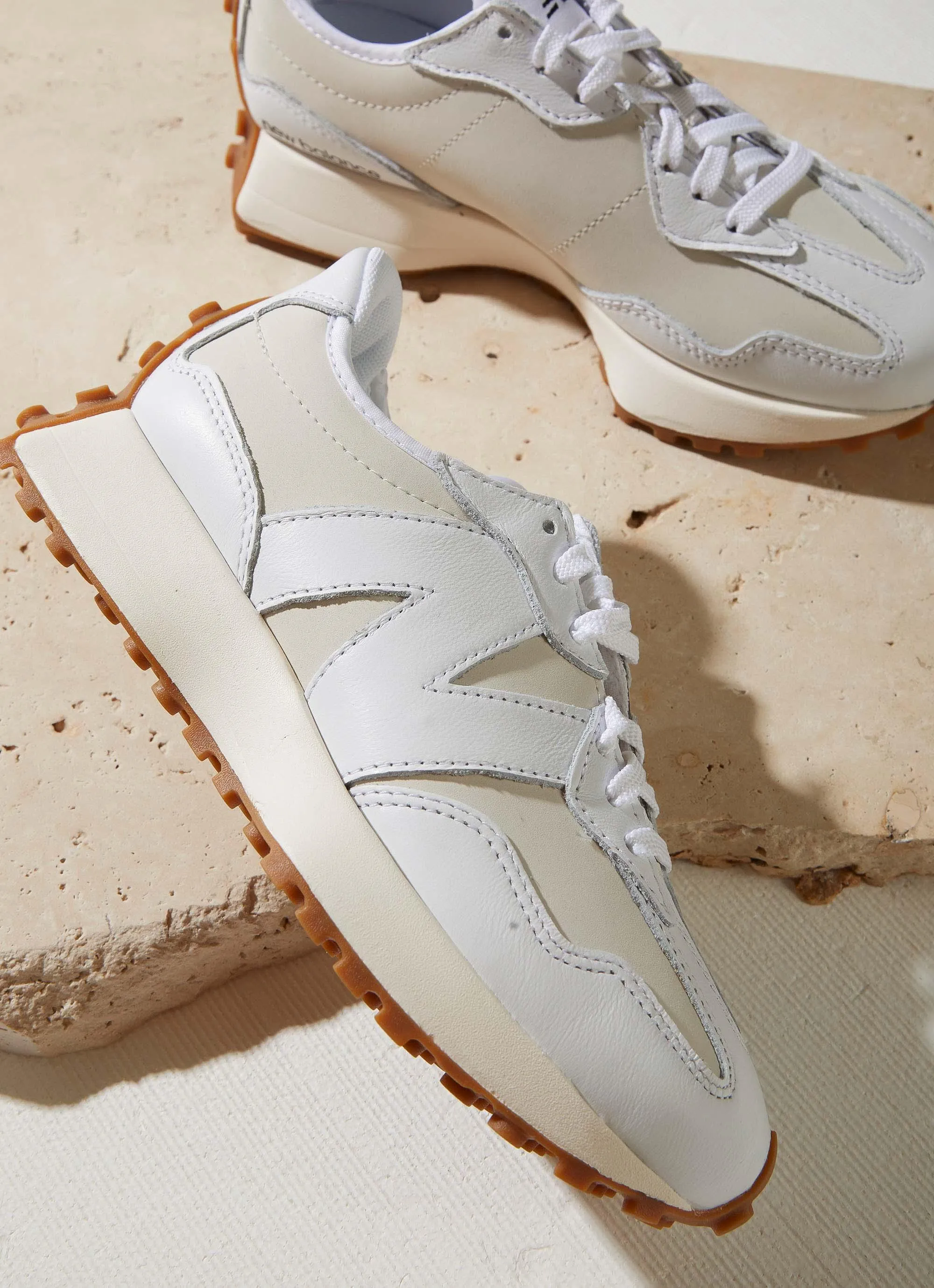327 Sneaker - White sold by Peppermayo