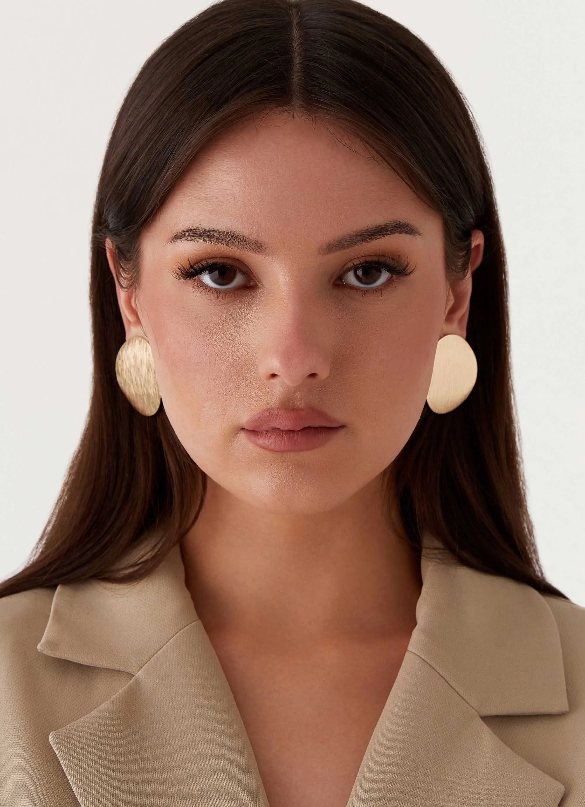 Runway Hit Earrings - Gold sold by Peppermayo