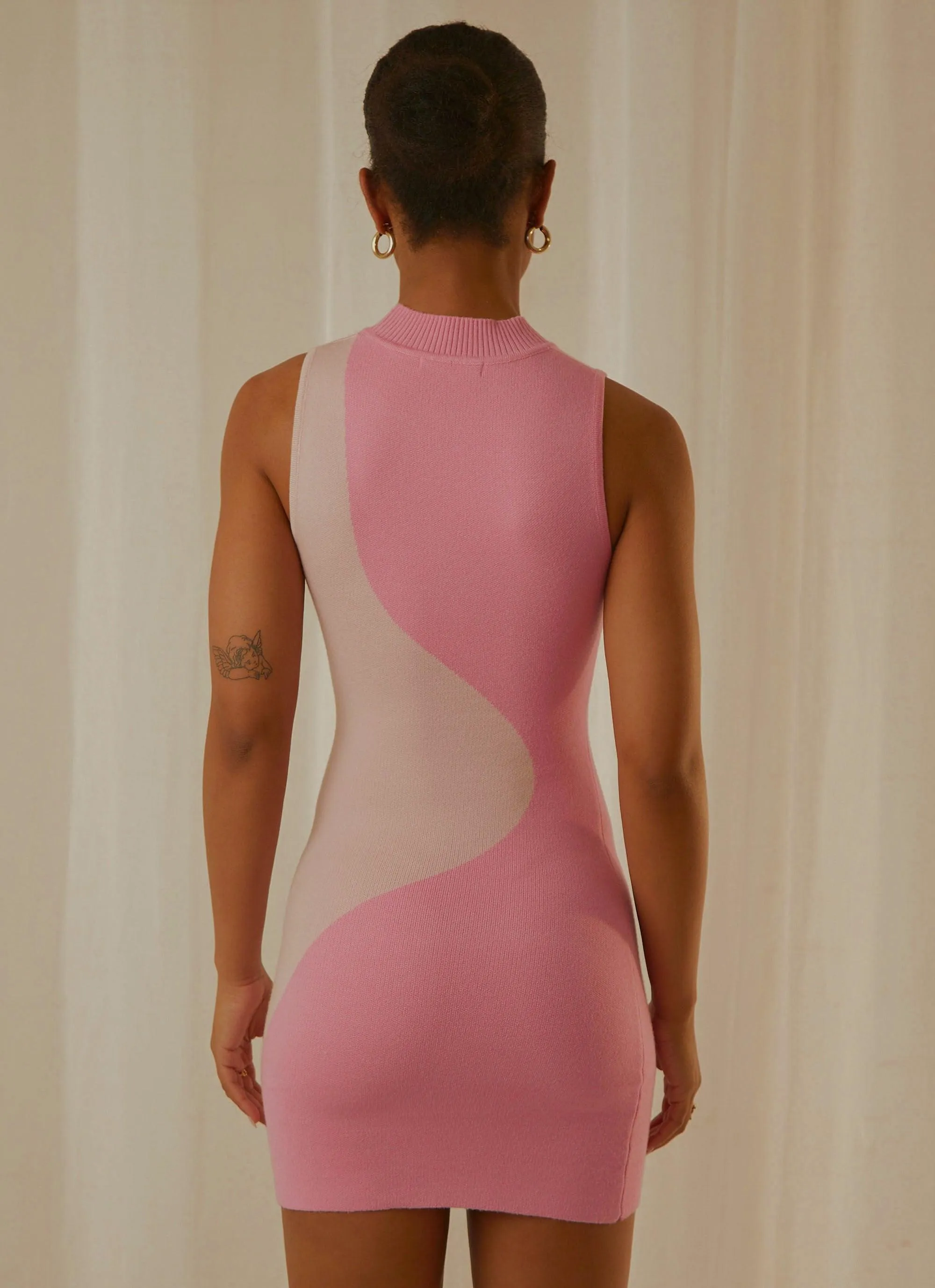 The Palms Mini Dress - Pink Wave sold by Peppermayo product image thumbnail 5