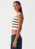 Chromatic Charm Knit Top - Ivory sold by Peppermayo
