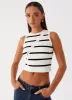 Chromatic Charm Knit Top - Ivory sold by Peppermayo