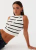 Chromatic Charm Knit Top - Ivory sold by Peppermayo
