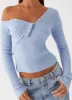 Waverly Knit Top - Sky Blue sold by Peppermayo