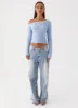 Waverly Knit Top - Sky Blue sold by Peppermayo