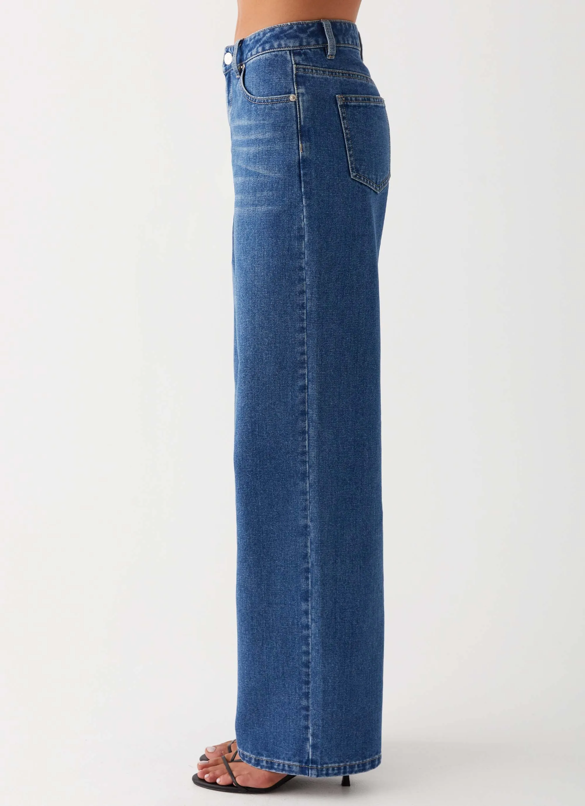Keanna Low Rise Jeans - Indigo sold by Peppermayo product image thumbnail 3