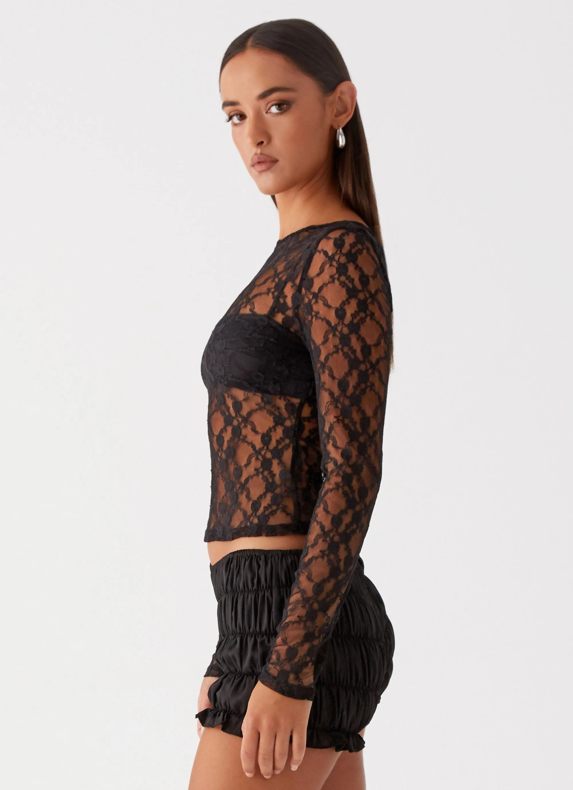 Ruthie Long Sleeve Top - Black sold by Peppermayo product image thumbnail 3