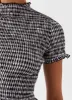 Sweetest Pie T-Shirt - Black Gingham sold by Peppermayo