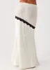 Duet Lace Maxi Skirt - Ivory sold by Peppermayo