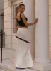 Duet Lace Maxi Skirt - Ivory sold by Peppermayo