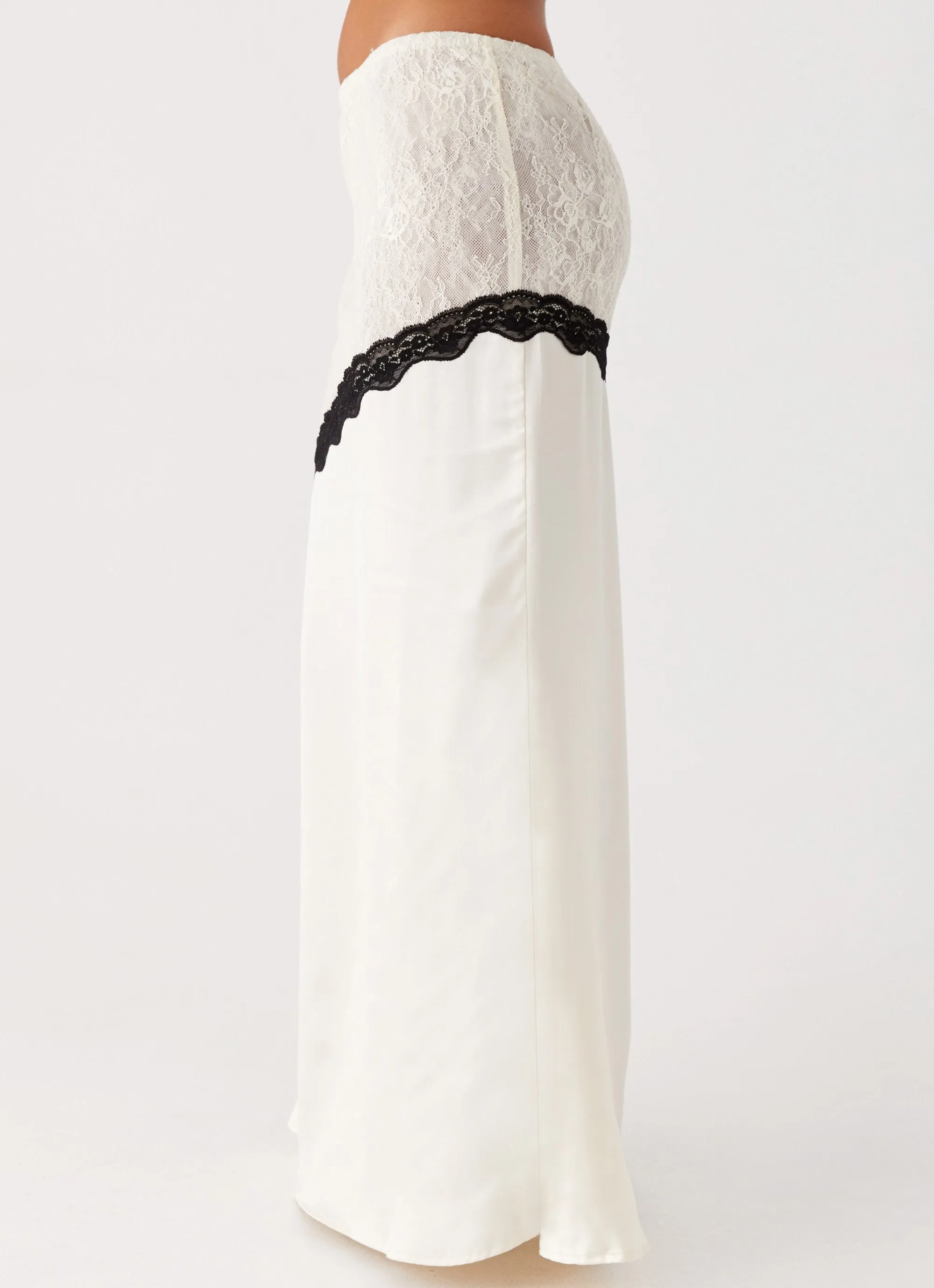 Duet Lace Maxi Skirt - Ivory sold by Peppermayo product image thumbnail 4