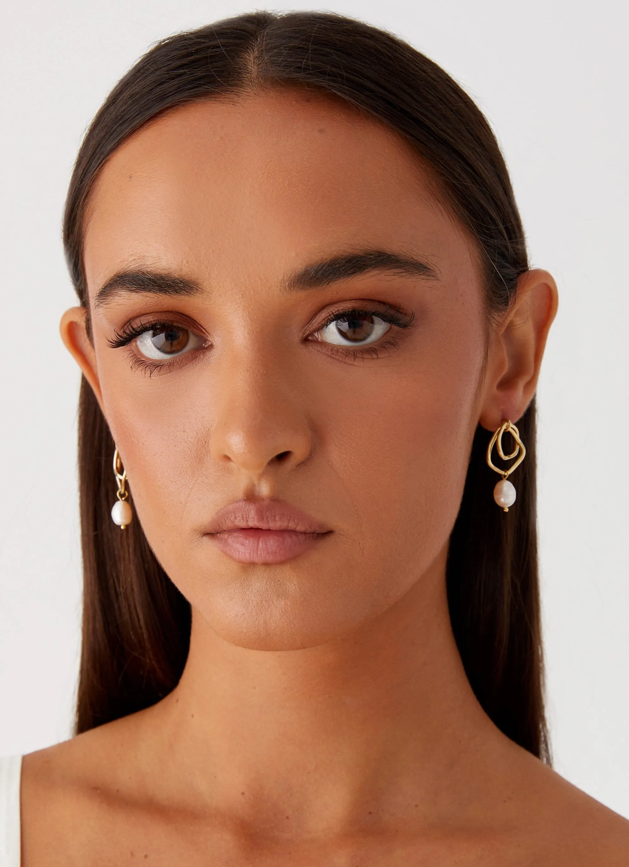 Hermione Earrings - Gold sold by Peppermayo