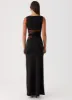 Karma Maxi Dress - Black sold by Peppermayo