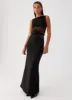 Karma Maxi Dress - Black sold by Peppermayo