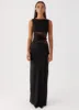 Karma Maxi Dress - Black sold by Peppermayo