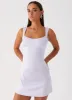 Odette Satin Mini Dress - Lilac sold by Peppermayo